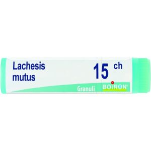 Boiron Lachesis Mutus Globuli 15ch Dose 1g