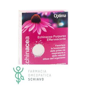 Optima Echinacea Purpurea Effervescente Integratore Benessere Vie Respiratorie 20 Compresse