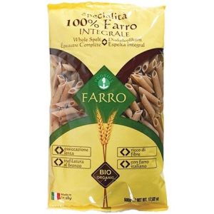 Pasta 100% Farro Integrale Penne Rigate 500g
