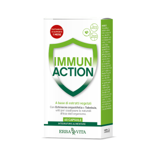 Erba Vita Immun Action Integratore Difese Immunitarie 60 Capsule