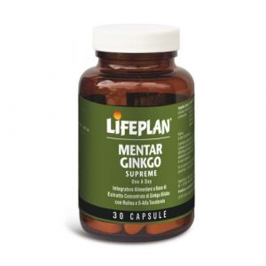 Lifeplan Mentar Ginkgo Supreme One A Day Integratore Alimentare 30 Capsule