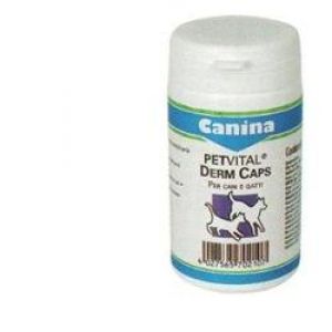 Canina Petvital DermCaps Integratore Antinfiammatorio Cani E Gatti 50 Capsule