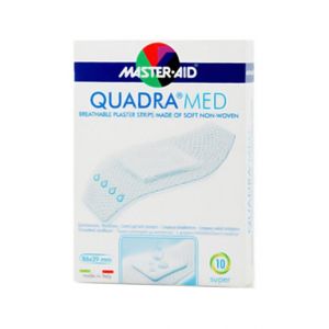 Master-aid Quadra Med Cerotti In Morbido Tessuto Non Tessuto - 10 Super