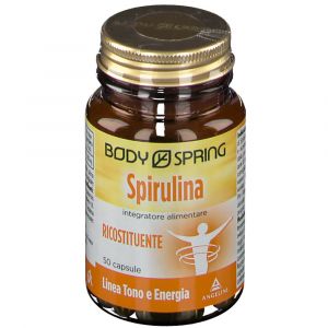 Body Spring Spirulina Integratore Ricostituente 50 Capsule