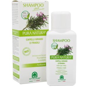 Shampoo per Capelli Grassi e Fragili i Rosmarino Ed Eucalipto 250ml