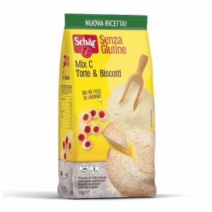 Schar Mix Dolci Mix C Preparato per Torte e Biscotti Senza Glutine 1Kg