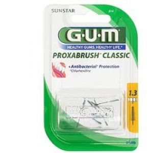 Gum proxabrush classic 514 scovolini interdentale conico 1,3 mm 8 pezzi