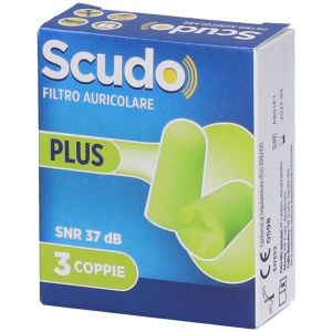 Scudo Filtro Auricolare Plus Snr 37 Db 5-11mm 3 Paia