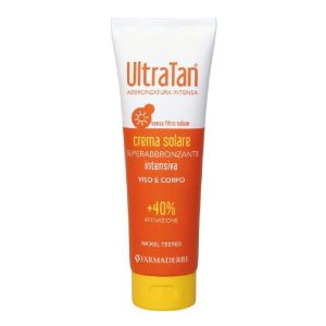 Ultra Tan Crema Solare Superabbronzante Intensiva Viso &amp; Corpo +40% Attivazione 125ml
