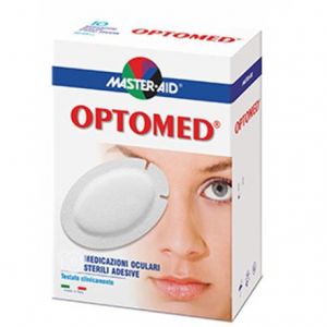 Optomed Super Compressa Oculare Autoadesiva Per La Protezione Dell'Occhio 5 Pezzi