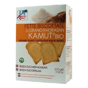 Fsc Fette Biscottate di Kamut Bio Senza Zuccheri Aggiunti i Olio di Girasole Senza Olio di Palma 200g