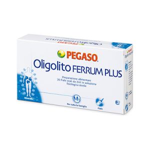 Pegaso  Oligolito  Ferrum Plus 20 Fiale Orali da 2 Ml.