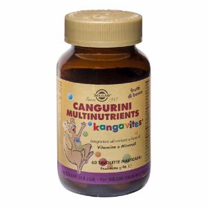 Solgar Cangurini Multinutrients Integratore Vitaminico Bambini 60 Tavolette