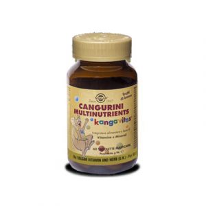 Solgar Cangurini Multinutrients Integratore Vitamine 60 Tavolette Masticabili