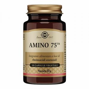 Solgar Amino 75 Integratore Aminoacidi Essenziali Vegani 30 Capsule