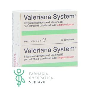 Valeriana System Integratore Insonnia 60 Compresse