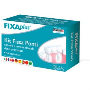 Fixaplus kit fissa ponti capsule dentali per denti provvisori