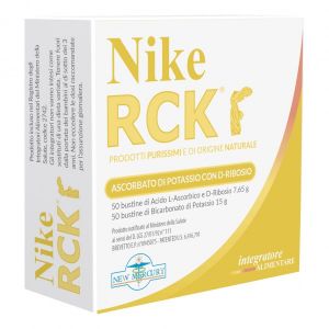 Futura NIKE RCK ascorbato Di Potassio Con D-Ribosio Azione Antiossidante 100 Bustine