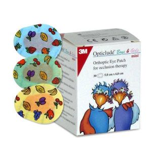 Opticlude Boys&girls Cerotto Colorato Mini 5x6cm 30 Pezzi