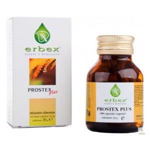 Erbex prostex plus integratore alimentare 100 capsule