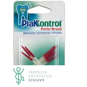 Plakkontrol perio-brush spazzolino interdentale vellutato 10 pezzi