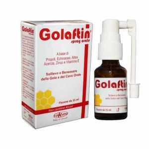 Golaftin Spray Orale Integratore Benessere Della Gola 15ml
