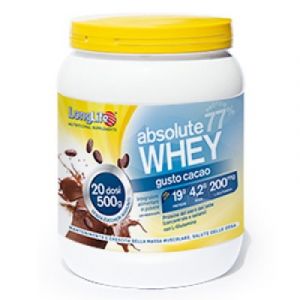 LongLife Absolute Whey Cacao Integratore Di Proteine 500 g 20 Dosi