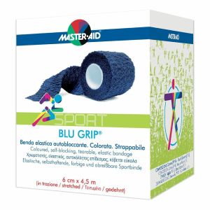 Benda Elastica Autobloccante Master-aid Blugrip 6x4,5