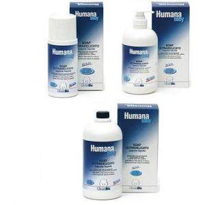 Humana Baby Sapone Liquido Ultradelicato Detergente Idratante 500 ml