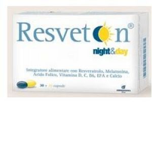 Resveton Night&amp;Day Supplement 60 Capsules