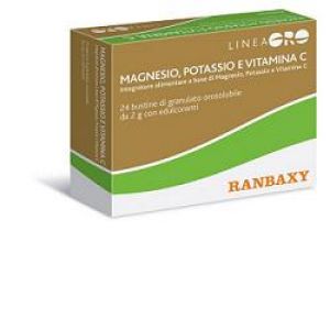 Ranbaxy Oro Magnesio Potassio e Vitamina C Integratore 20 Bustine