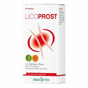 Erba Vita Licoprost Integratore Benessere Prostata 60 Capsule