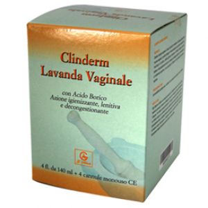 Clinderm lavanda vaginale 4 flaconcini da 140 ml