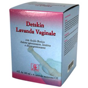 Detskin lavanda vaginale 4 flaconcini da 140 ml