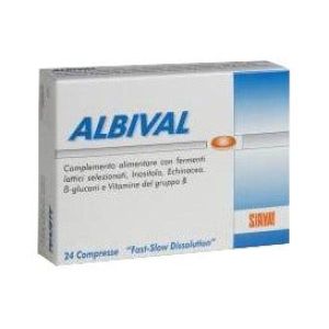 Albival Integratore di Fermenti Lattici 24 Compresse