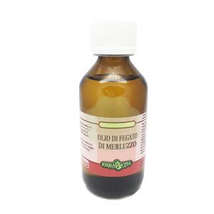 Erba Vita Olio di Fegato Di Merluzzo Integratore Vitamine 100 ml