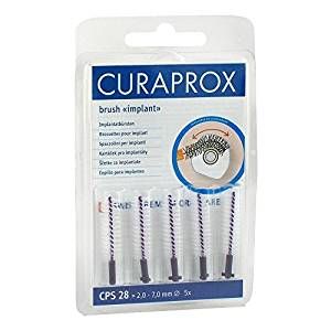 Curaprox CPS28 Strong & Implant Scovolino Interdentale Viola 5 Pezzi
