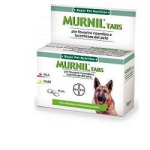 Bayer Pet Murnil Plus Tabs Integratore Ricambio Pelo Cane 40 Compresse