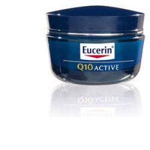 Eucerin Q10 Active Crema Notte Viso Antirughe Pelle Sensibile 50ml
