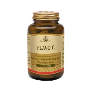 Solgar flavo c integratore difese immunitarie 50 tavolette
