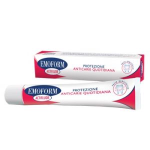 Emoform dentifricio actifluor per protezione anticarie gusto menta fresca 75 ml