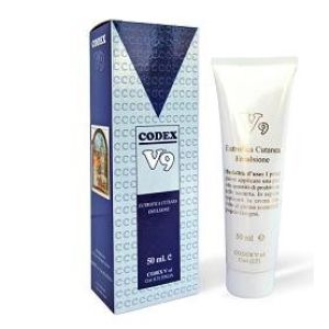 Codex v9 emulsione eutrofica cutanea pelli delicate 50ml