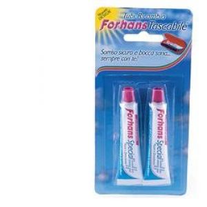 Forhans tascabile kit ricambio dentifricio 2x12,5 ml