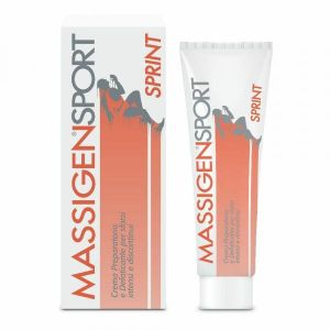 Massigen Sport Sprint Crema per Riscaldamento Sforzi Intensi 50ml