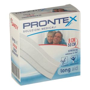 Safety Prontex Long Aid Striscia Medica In Tessuto Non Tessuto 50x8 Cm