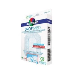 Medicazione Compressa Autoadesiva Dermoattiva Ipoallergenica Aerata Master-aid Drop Med 10x12 5 Pezzi