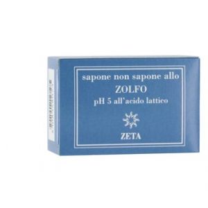 Zeta Sapone Non Sapone Detergente Allo Zolfo Ph5 All'acido Lattico 100g