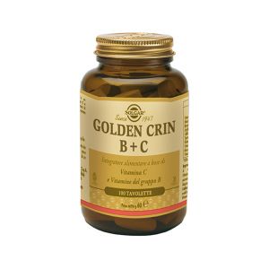 Solgar Golden Crin B+C Vitamin Supplement 100 Tablets