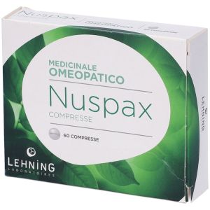 Lehning Nuspax Medicinale Omeopatico 60 Compresse