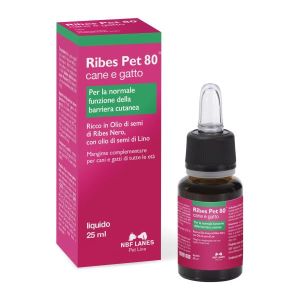 Nbf Lanes Ribes Pet 80 Gocce Integratore Contro Dermatiti Cani e Gatti 25ml